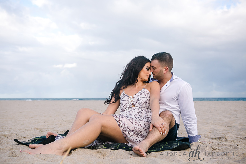 sitting pose for couples photography | fort lauderdale engagement photographer