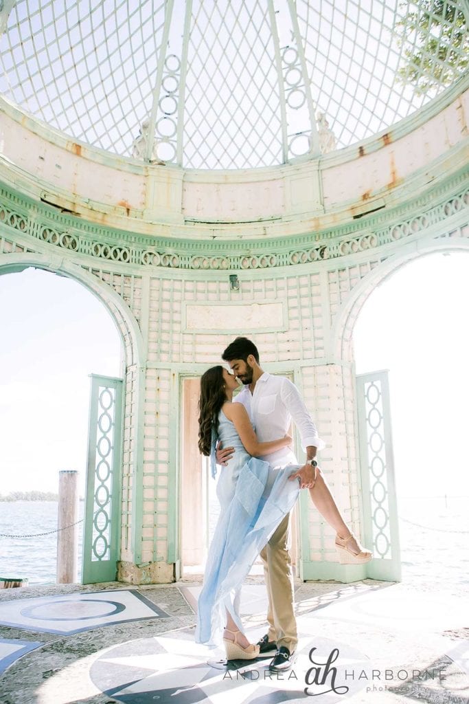 couples dancing photoshoot, Vizcaya, Miami