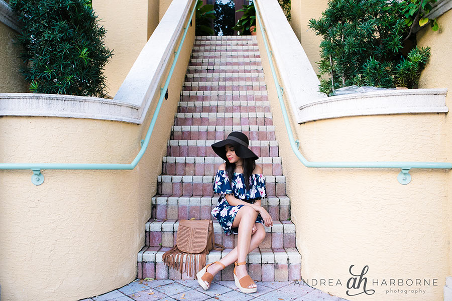 Lifestyle + Fashion blogger, Nicole Williams, during our Summer Fashion + Lifestyle Photoshoot