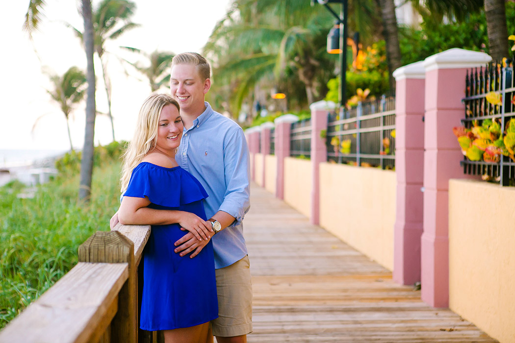 beautiful engagement photoshoot on fort lauderdale beach