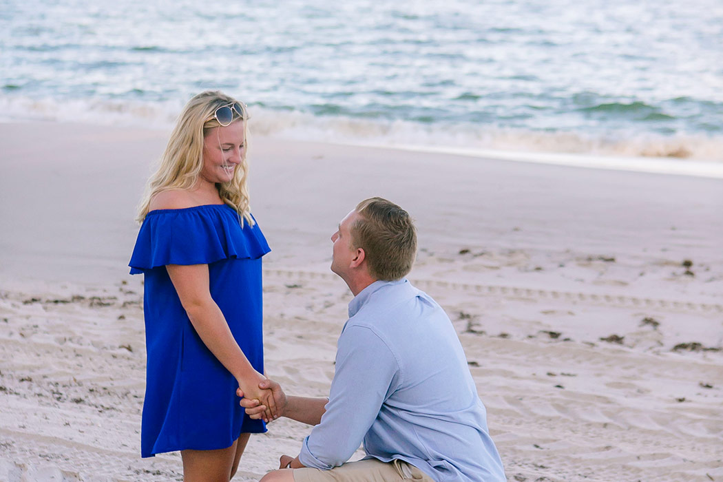 Dalton proposes to Katie on the beach in fort lauderdale