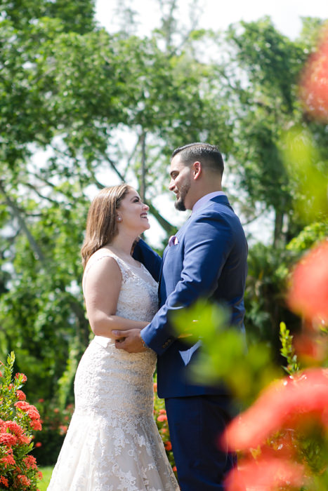 wedding ceremony in the gardens of ancient spanish monastery, miami | andrea harborne photography