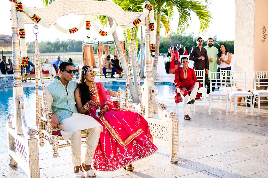 south florida indian wedding photographer | bahia mar indian wedding