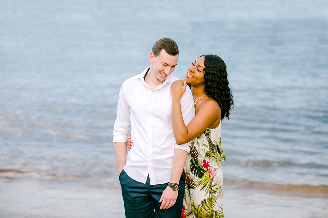 engagement photography in the water | south florida photographer