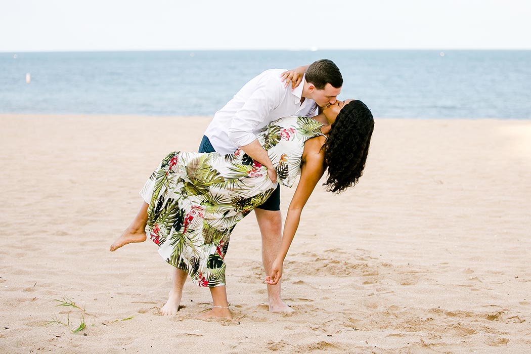 posing ideas for beach engagement session | engagement photographer fort lauderdale south florida