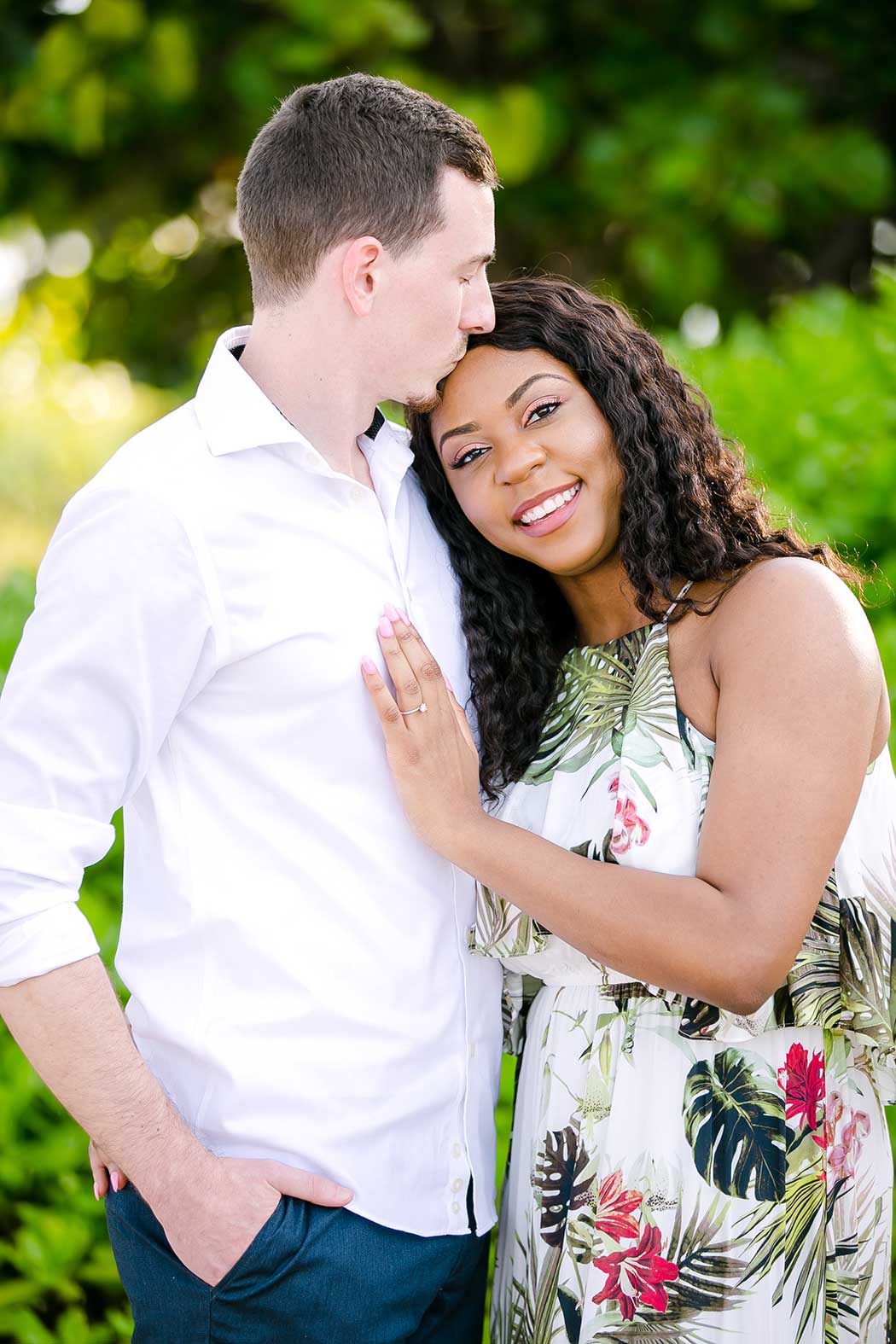 pompano beach south florida beach engagement photoshoot | south florida engagement photographer