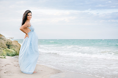 maternity beach photoshoot dress