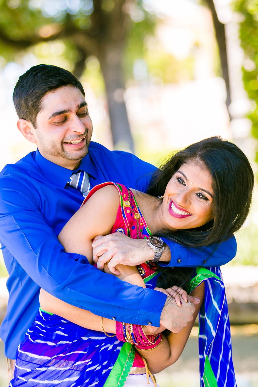 vizcaya museum and gardens, miami, modern indian engagement photoshoot