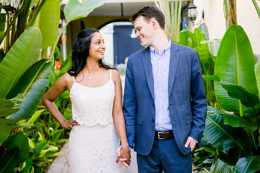 south florida indian wedding photographer | las olas boulevard henna save the date engagement photoshoot